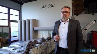 Langer Metallbau arbeitet ab Juni 2022 mit dem Schüco Roboter RX LOAD 500 und der AF 500.