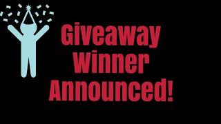 GIVEAWAY WINNER ANNOUNCED!  Thanks to everyone who entered!