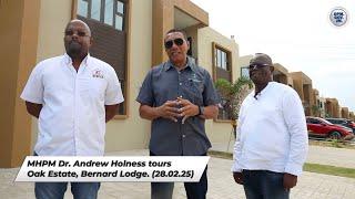 MHPM Dr. Andrew Holness tours Oak Estate, Bernard Lodge (28.02.25)