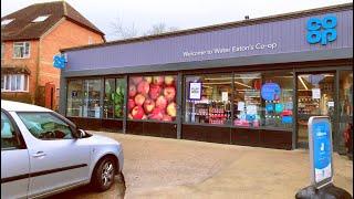 Bletchley High Street to Water Eaton's Co-op. Buckinghamshire England