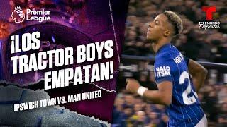 Golazo de Omari Hutchinson para el empate - Ipswich Town vs. Man United | Premier League