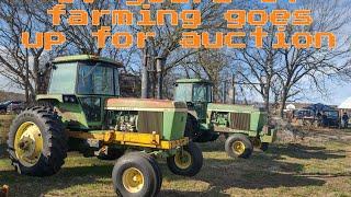 Large Kansas farm auction 50 years of farming goes up for sale trucks tractors and more