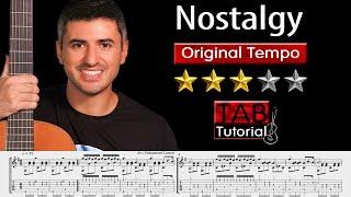 Nostalgy by Richard Clayderman | Fingerstyle guitar tutorial + Sheet & Tab