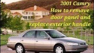 How to replace exterior door handle 97-01 Toyota Camry