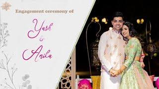 Yash Patel + Anika Gupta Engagement Highlights - by CandidPixels Photography