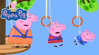 Peppa Visits Monkey Trees Adventure Park | Travel with Peppa