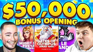 THE $50,000 BONUS OPENING WAS INSANITY.. MAX WIN!