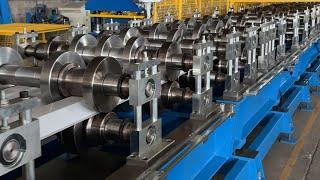 Customer inspection on 3" N Deck Roll Forming Line | Formetal Technology