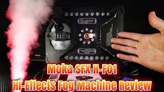 MOKA SFX H-F01 1500W LED Vertical Smoke Fog Machine Review | "CO2 Jet" Effect