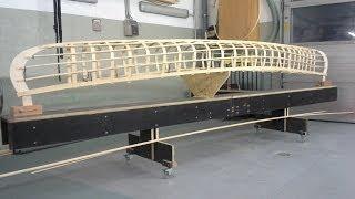 canoe build - skin on frame  - Kanubau  - skinboat