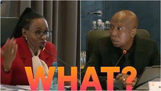 Julius Malema take on Chief Justice Maya about asking many questions.