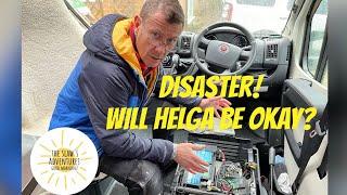 Changing the leisure battery on a Fiat Ducato motorhome