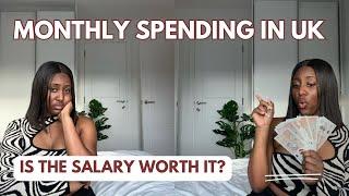 UK Living| How much I spend in a month! Vlog: Grocery Shopping + cheapest places to shop hack!