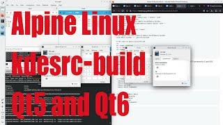 Alpine Linux install two kdesrc-build for Qt5 and Qt6 - August 2023 - 21661fbf