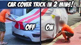 Install/Remove Car Cover in 2mins, Even If You're Alone (for SUV, Sedan, Hatchback)