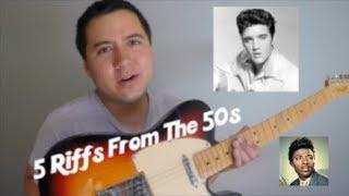 5 Iconic Guitar Riffs From The 50's!