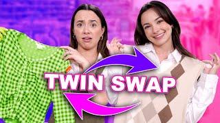 Twin Swap Thrifting Fall Outfits - Merrell Twins