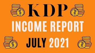 My KDP Income Report for July 2021 | Amazon KDP Low & No Content Book Publishing