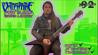 Bullet For My Valentine - Worthless (Guitar Lesson and Full Song Breakdown)