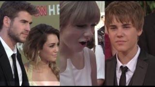 Justin Bieber & Miley Cyrus punk Taylor Swift & Liam Hemsworth