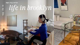 life in NYC | in my 30s with a 9-5, new dining table, new hobbies, cooking easy meals in my loft apt