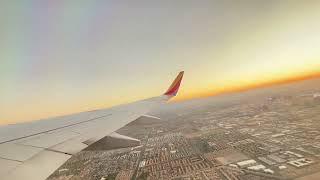 Klas-Kmci Southwest Airlines 737-700 Pushback, Takeoff and Landing