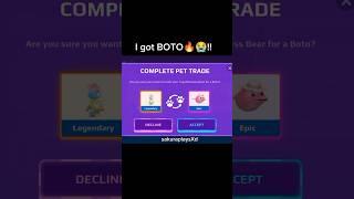 trading togetherness bear for BOTO#pkxd#pkxdgame#pkxdgameplay#gaming#shorts#pkxduniverse#yt