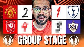 Europa League Group Stage Gameweek 1 Predictions & Tips |Man United vs FC Twente