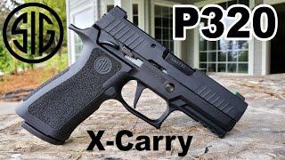 Sig Sauer P320-X Carry (Review) .177 Blowback Semi-Auto Co2 BB Pistol