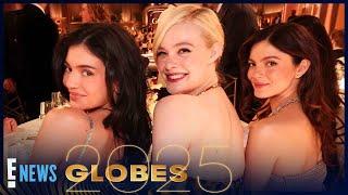 Kylie Jenner Bonds With Boyfriend Timothée Chalamet's Costars at 2025 Golden Globes | E! News