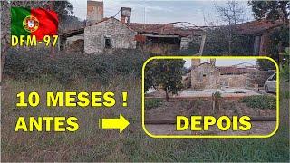 10 MESES ! O ANTES E DEPOIS DA NOSSA CASA EM PORTUGAL, O QUE NÓS FIZEMOS ATÉ AGORA !