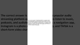 GK MCQ Quiz  Which of the following is an audio streaming plat