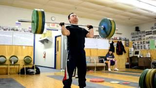 Jianping Ma 110kg clean and jerk age 51