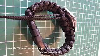 Pulsera paracord 550 para reloj Swiss Army Watch