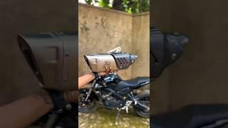 MT-15 Akrapovic Exhaust️ || Sound Test  || #mt15 #viral #shortsfeed #shorts #modified #exhaust