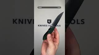 Nordic Knife Design Lizard 75 2034, Forest Green Canvas Micarta fixed knife