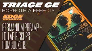 Horrothia Effects Triage Germanium Pre-Amp with Humbuckers // Guitar Pedal Demo