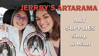 JERRY'S ARTARAMA Shopping Trip and Art Supply Haul