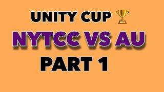 Unity Cup 2022. NYTCC VS AU. 1st Inning’s NYTCC BATTING 7-2-2022