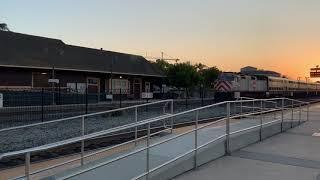 Caltrain 908 stopping at Santa Clara