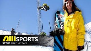 Riding Pipe Luke Mitrani Style - Snowboard Setup Alli Sports