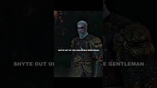 Geralt jokes about the law | The Witcher 3 #shorts