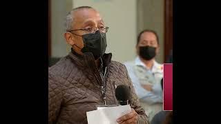 Periodista llora ante López Obrador tras ser amenazado de muerte por el CJNG