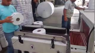 JRT maxi roll bobbin tissue paper shrink packing machine