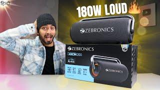 ZEBRONICS AXON 200 180W with Z-Sync Mode | Bluetooth Speaker *UNBOXING* | Better Than JBL ?