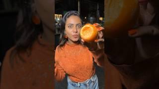 Orange-ல icecream ஆhh..!!| Orange Food Challenge | #shorts