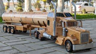 Wood Truck - Kenworth W900LX - Awesome Woodcraft