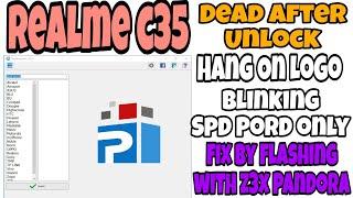 Realme C35 (Rmx3511) Dead After Unlock ll Hand On Logo ll SPRD Port Fix By Flashing With Z3x Pandora