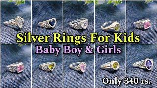 Silver ring designs for kids with price 2024 | Silver ring for baby boy with price