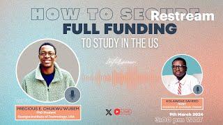 How to Secure Full Funding to Study in the US